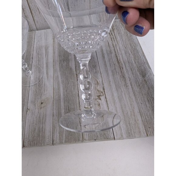 Vintage Duncan & Miller Teardrop 4 1/2" Juice Cordial Cocktail Glasses Set Of 2 - Picture 4 of 4